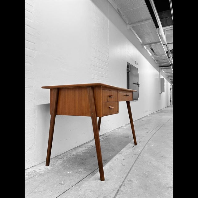 Small Freestanding Writing Desk in Teak, Denmark, 1960s For Sale - Image 17 of 17