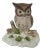 Mid Century Bone China Owl Figurine For Sale