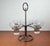 Gray Vintage Danish Candleholder in Wrought Iron and Glass, 1970s For Sale - Image 8 of 13