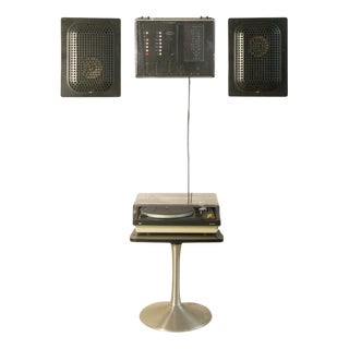 Regie 308 Vinyl Recorder and Speakers by Dieter Rams for Braun, Set of 4 For Sale