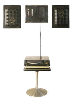 Regie 308 Vinyl Recorder and Speakers by Dieter Rams for Braun, Set of 4