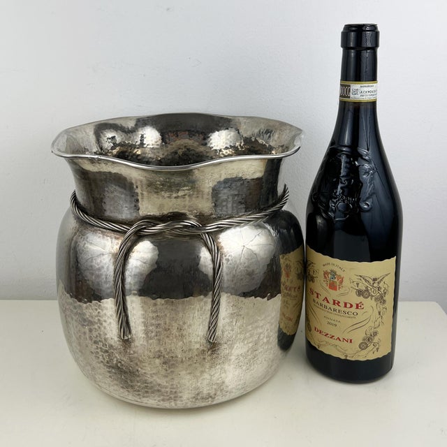 Silver Silver Plated Champagne Bucket, 1930s For Sale - Image 8 of 11