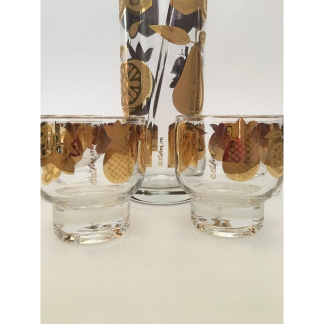 Culver Florentine pattern perfect for your martini. Toast the fruits of life from your home bar. Pristine condition....