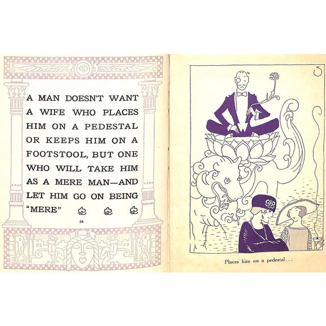 "A Guide to Men: Being Encore Reflections of a Bachelor Girl" 1922 Rowland, Helen For Sale In New York - Image 6 of 10