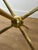 1970s Design Round Brass Tripod Coffee Table For Sale - Image 6 of 12