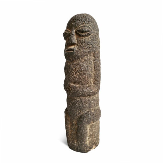 Late 19th Century Antique Bamileke Stone Figure For Sale - Image 5 of 8