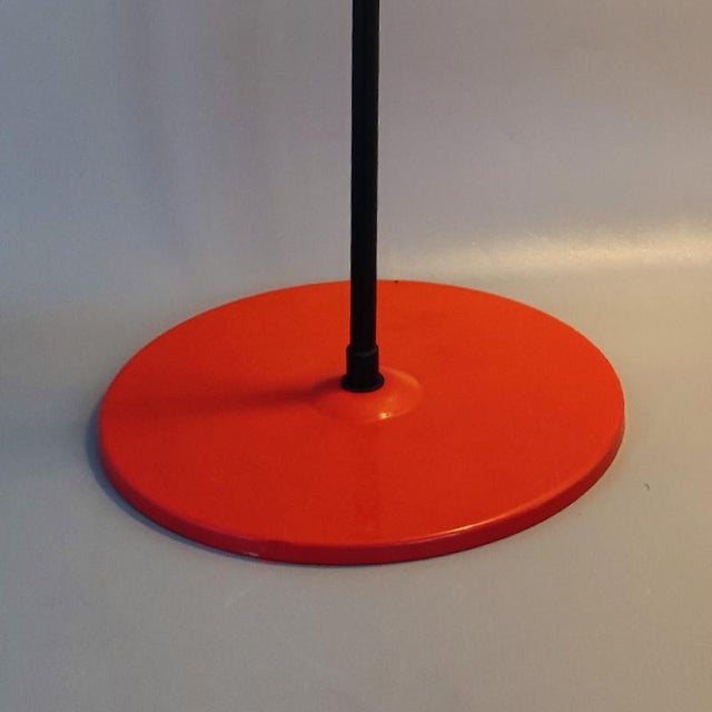 Red Table Lamp from Veneta Lumi, Italy, 1970s For Sale - Image 6 of 8