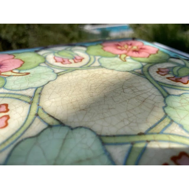 1920s Art Nouveau Trivet in Ceramic by Hippolyte Boulanger, 1920 For Sale - Image 5 of 7