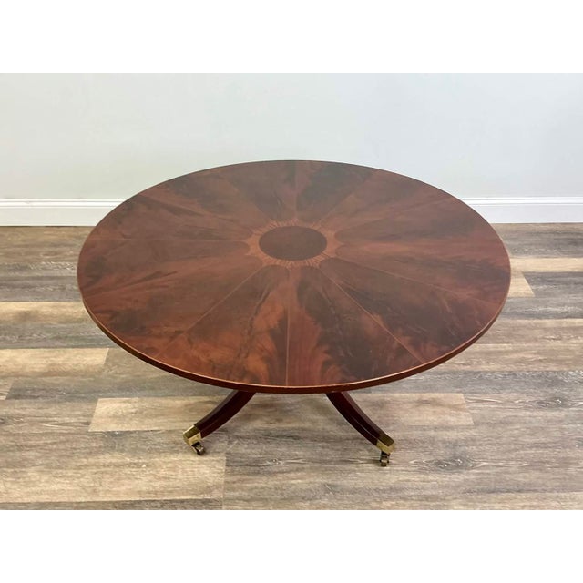 Baker Furniture Company 1980s Baker Furniture English Regency Style Center Table For Sale - Image 4 of 10