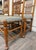 Vintage Colonial Style Spindle Back Upholstered Dining Chairs - Set of 4 For Sale - Image 12 of 13