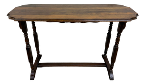 Vintage Jacobean Revival Sofa Table Console Table Hall Table