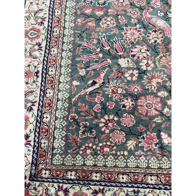 Vintage Silk Turkish Rug For Sale - Image 16 of 18