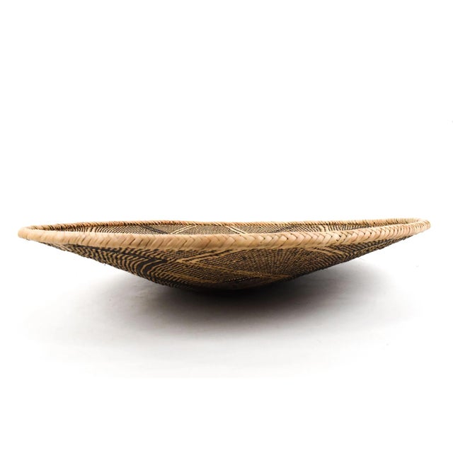 African Early 20th Century Tonga Binga Basket 23.5 Inch For Sale - Image 3 of 7
