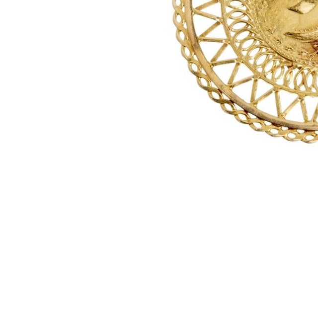 Portuguese Pendant in 19.2k Gold, 20th Century For Sale - Image 3 of 6