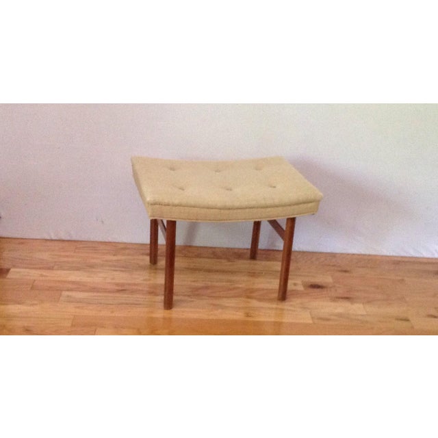 Vintage Mid Century Modern 60s Bench Stool Ottoman Seat Dunbar Gibbings Nelson Style Chairish