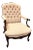 Late 19th Century Antique Georgian Carved Walnut Armchair For Sale