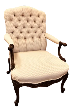 Late 19th Century Antique Georgian Carved Walnut Armchair