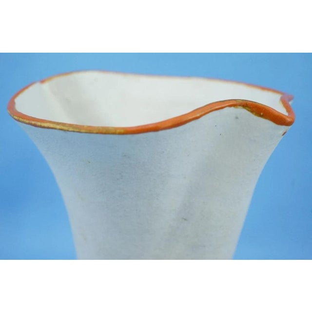 20th Century Art Deco Ceramic Vase with Futuristic Elements by Manlio Trucco for La Fenice, Albisola, Italy, 1920s For Sale - Image 17 of 18