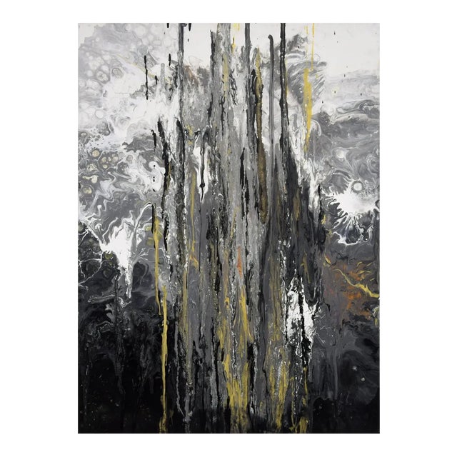 Birth of Mystery - Acrylic on Canvas by Elena Ksanti - 2019 2019 For Sale