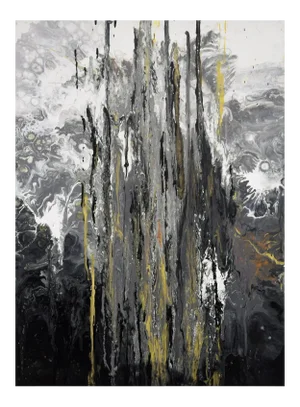 Birth of Mystery - Acrylic on Canvas by Elena Ksanti - 2019 2019