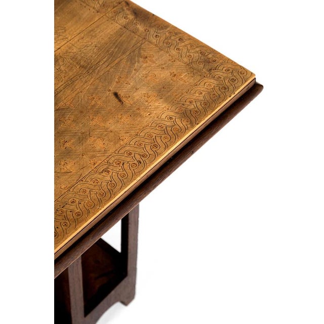 Aesthetic Movement Red Walnut Side Table For Sale - Image 5 of 13
