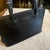 Contemporary A 1990s Gucci Black Textured Leather and Brass Hardware Shoulder Bag For Sale - Image 3 of 14