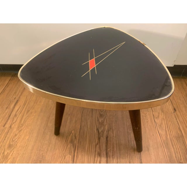 Mid-Century Modern Kidney-Shaped Flower Table or Plant Stand, 1950s For Sale - Image 3 of 10