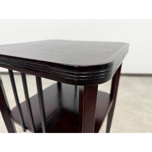 1900 - 1909 Vienna Secession Bentwood No. 412 Side Table by Otto Wagner for Thonet, 1904 For Sale - Image 5 of 14