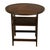 1900 - 1909 Antique Folk Art Poker Work Arts & Crafts Monks Bench Table Chair New York 1900 For Sale - Image 5 of 15