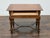 Italian Walnut Table with Star Inlay and Turned Legs, 19th Century For Sale In Atlanta - Image 6 of 12
