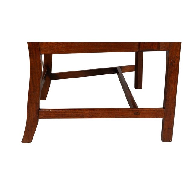Brown George III Mahogany Armchair For Sale - Image 8 of 8