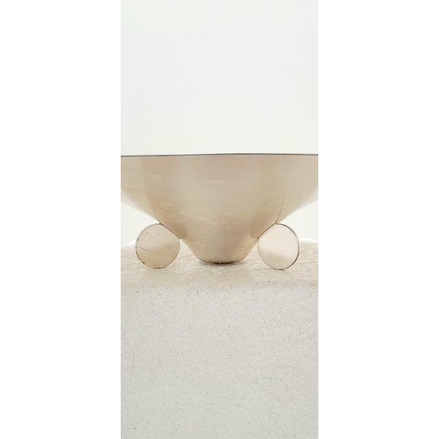 Art Deco 1930s WMF Ikora Bauhaus Art Deco Footed Bowl Silver + Black For Sale - Image 3 of 8