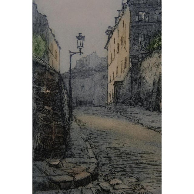 Paul Trelade (Gen Paul), Rue des Saules, Original Signed Engraving For Sale - Image 4 of 7