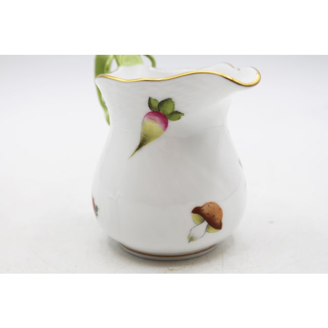 Vintage Herend Printemps Pattern Porcelain Cream Jug For Sale - Image 11 of 11
