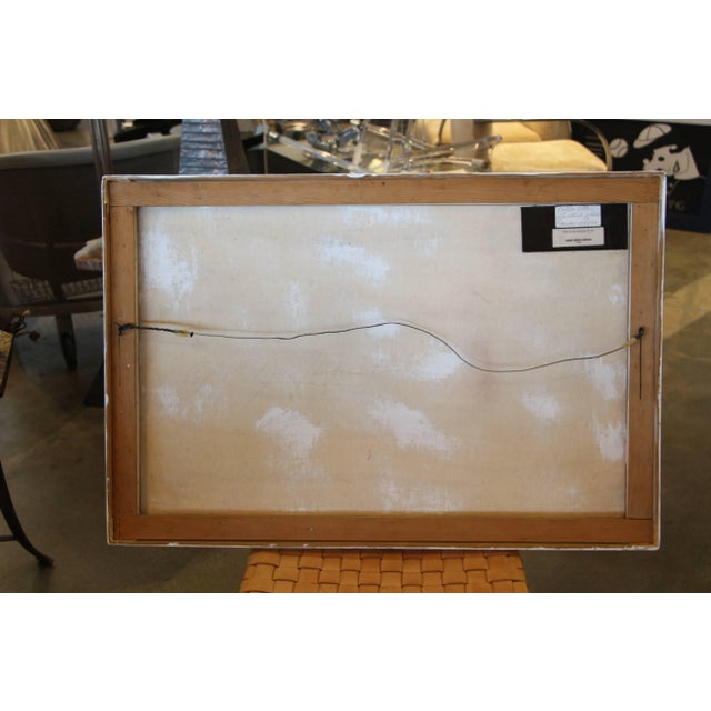 Blue Edgar G. Brenes Huertas Geometrical Interior For Sale - Image 8 of 10