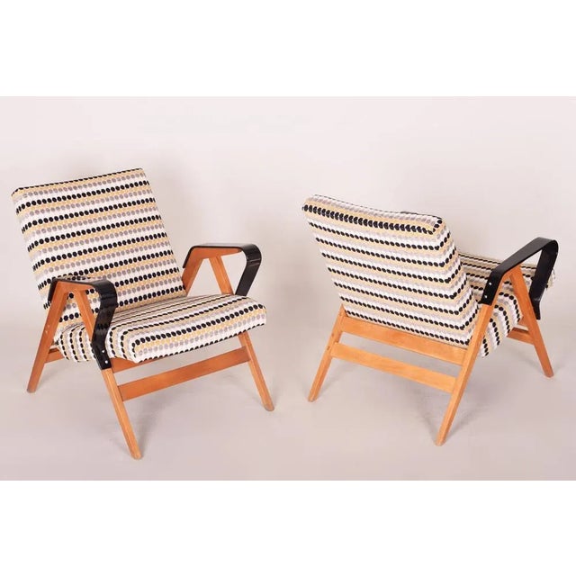 Mid-Century Modern Set of Mid-Century Armchairs by Tatra-Pravenec, 1950s For Sale - Image 3 of 7