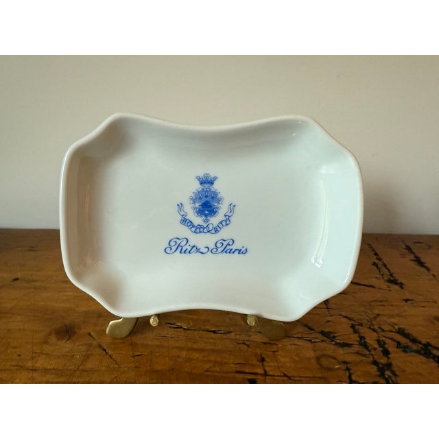 Vintage Hotel Ritz, Paris, Un Vide Poche, Trinket Tray made by Yves Deshoulières, France. In perfect condition & a must...