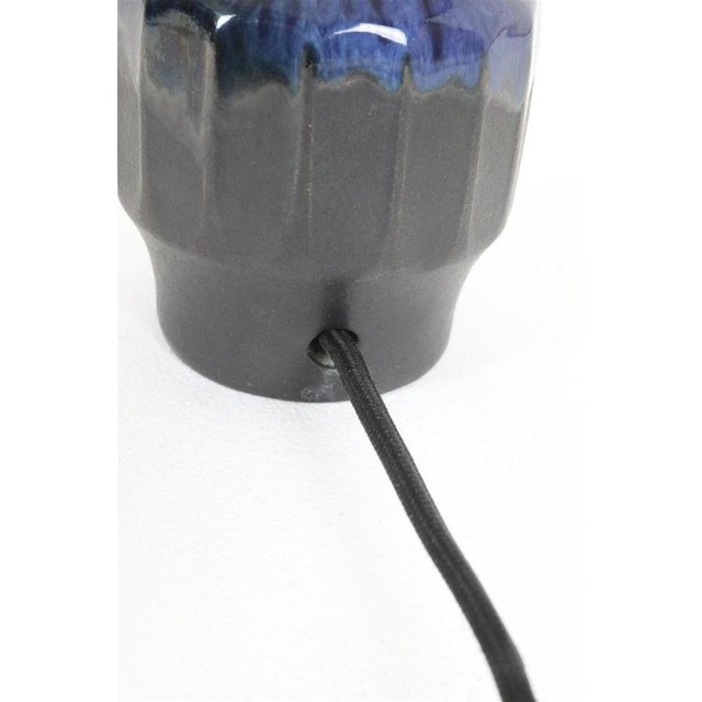 Mid-Century Modern Danish Ceramic Table Lamp by Ernst Nielsen, Faxe, 1960s For Sale - Image 6 of 13