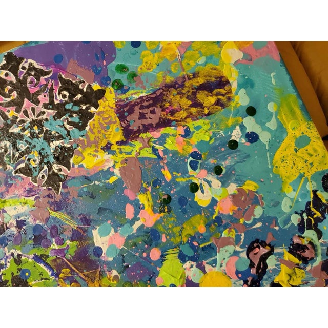 2020s Majesty Abstract Acrylic on Canvas by Sharon For Sale - Image 5 of 6