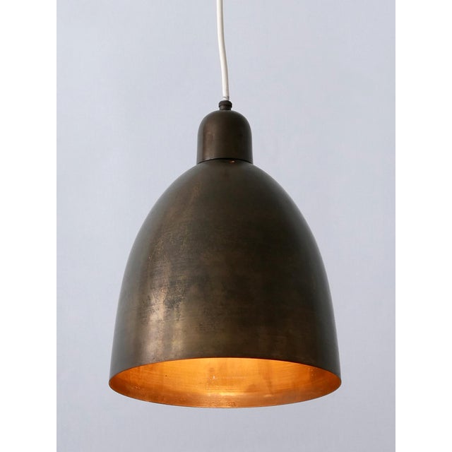 Mid-Century Modern Brass Church Pendant Lamps, Germany, 1950s For Sale - Image 9 of 18