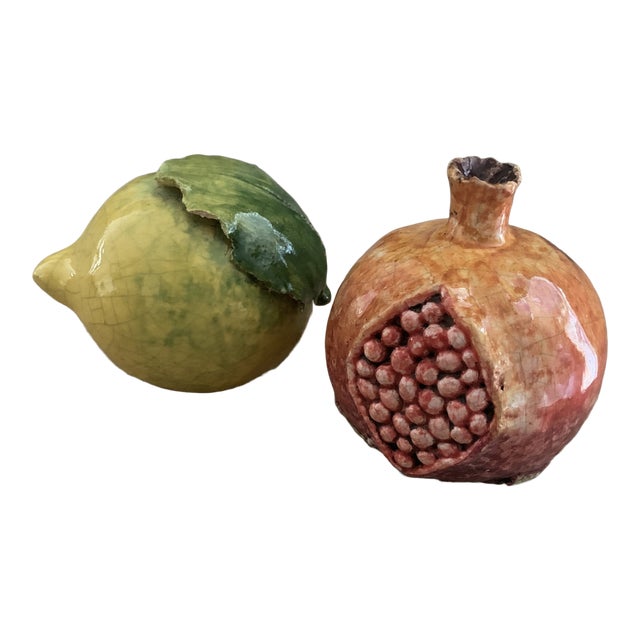 Italian Ceramic Pomegranate (Only) For Sale