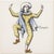 Mid-Century Modern Piero Fornasetti Maschere Italiane Commedia Dell’Arte 1950s Ceramic Tiles Framed Set of 4 For Sale - Image 3 of 10