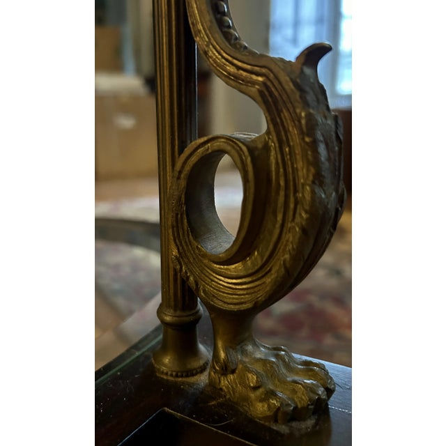 1940s 1940s Two-Tier Glass Coffee Table For Sale - Image 5 of 9