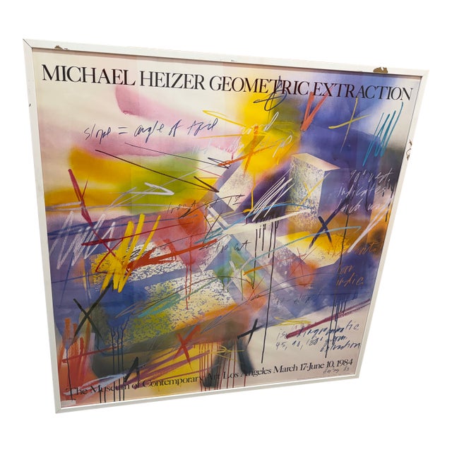 Michael Heizer Geometric Extraction Framed Print For Sale