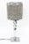 Metal Italian Visionaire Isotta Chain Link Luxury Silver Table or Console Lamp For Sale - Image 7 of 11
