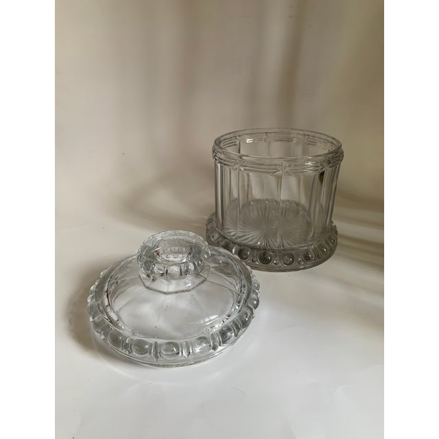 Antique Imperial Cube Cut Glass Tobacco Humidor Jar Chairish