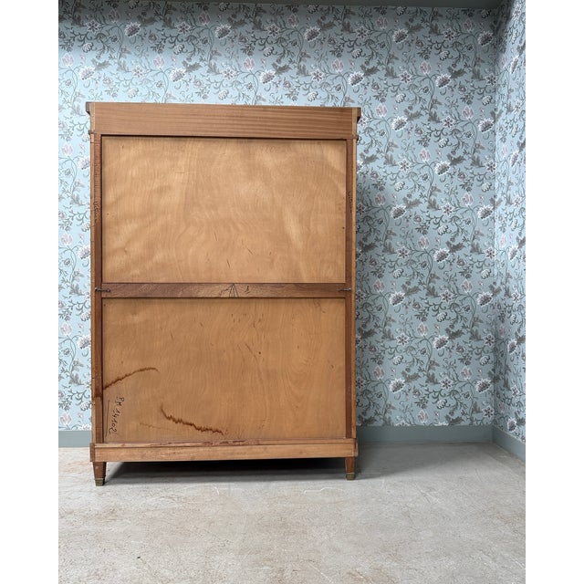 Brown Empire Wooden Display Case, 1950s For Sale - Image 8 of 9