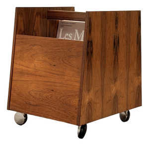 Rosewood Magazine Rack by Rolf Hesland for Bruksbo, 1960s