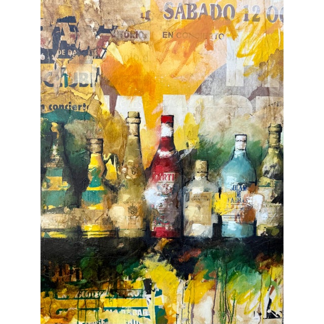Jordi Prat Pons, Large Spanish Pop Art Catalan Mixed Media Collage Painting Jordi Prat Pons, 1995-2002 For Sale - Image 12 of 15