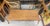 Mid-Century Bohemian Burnt Rattan Daybed Bench With Authentic Hand-Woven Cane Seat For Sale In West Palm - Image 6 of 18